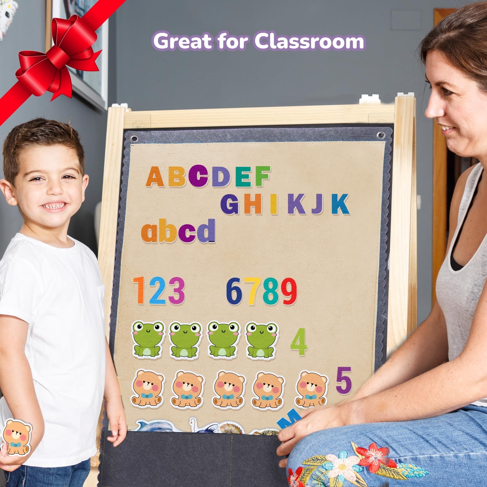 CHEFAN classroom-ready design makes gift-ready decor for kids.