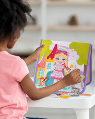 CHEFAN felt dress-up dolls set with multiple outfits enhances color recognition and creativity during play.
