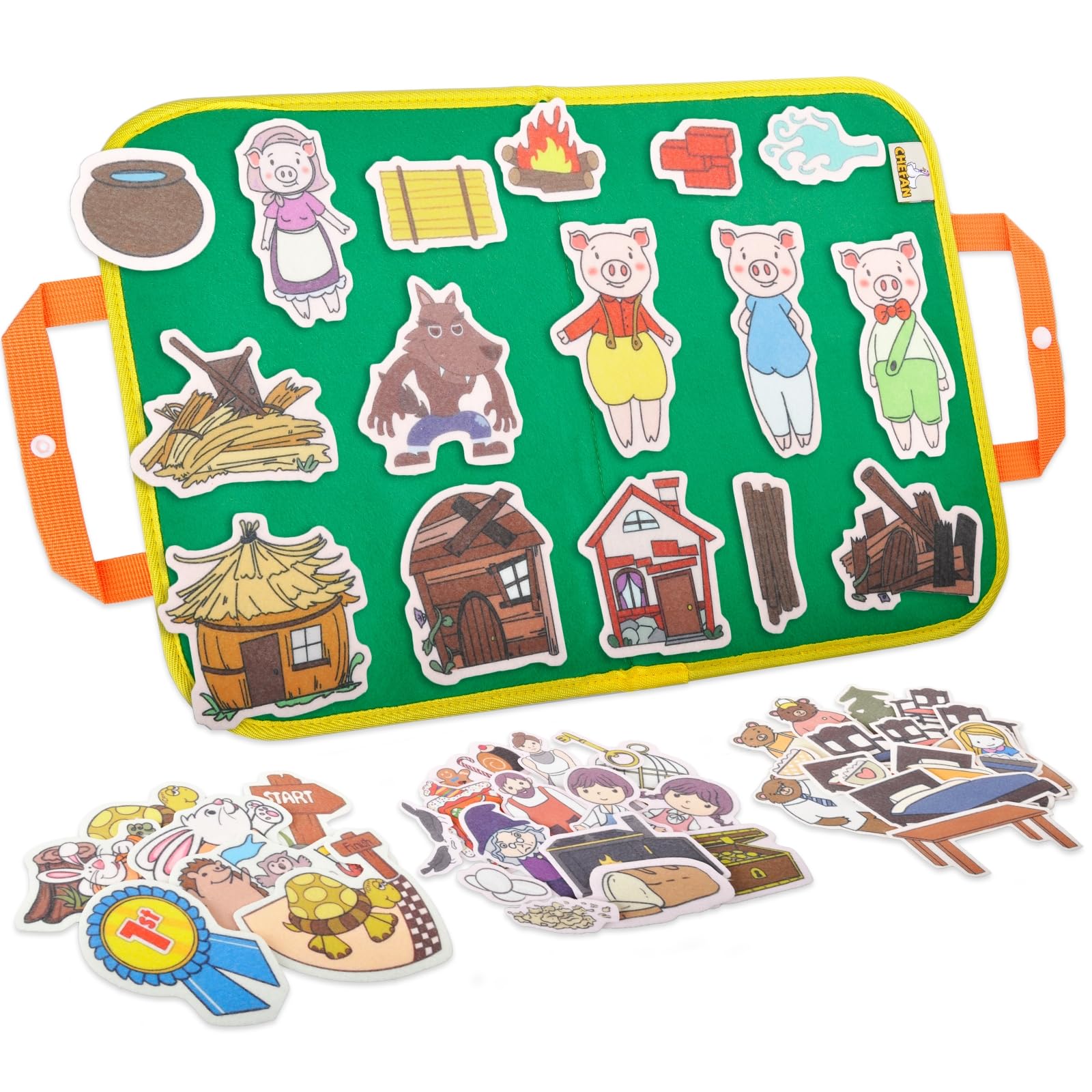 CHEFAN felt board storage bag for storytelling on the go.
