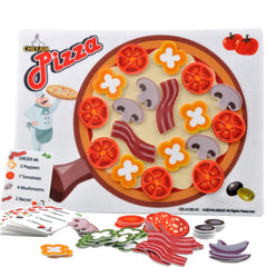 CHEFAN Pizza Counting Toddler Toys box-front view for imaginative math play