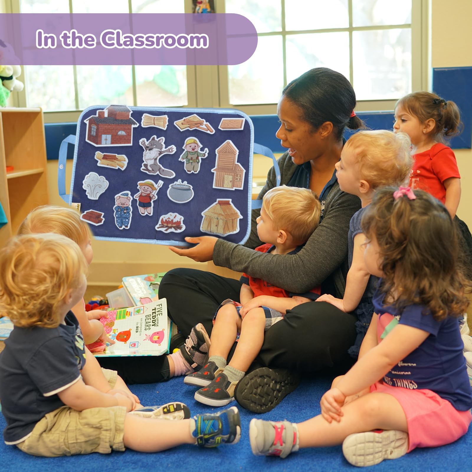 CHEFAN Preschool felt activity kit supports creative play and concentration
