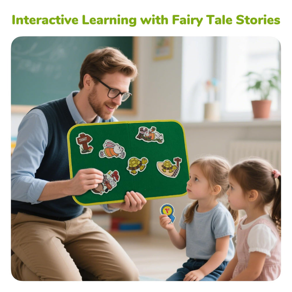 CHEFAN Three Little Pigs characters for interactive retelling.