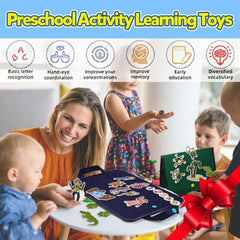 CHEFAN toddler learning activity ideal for home, car, or classroom.