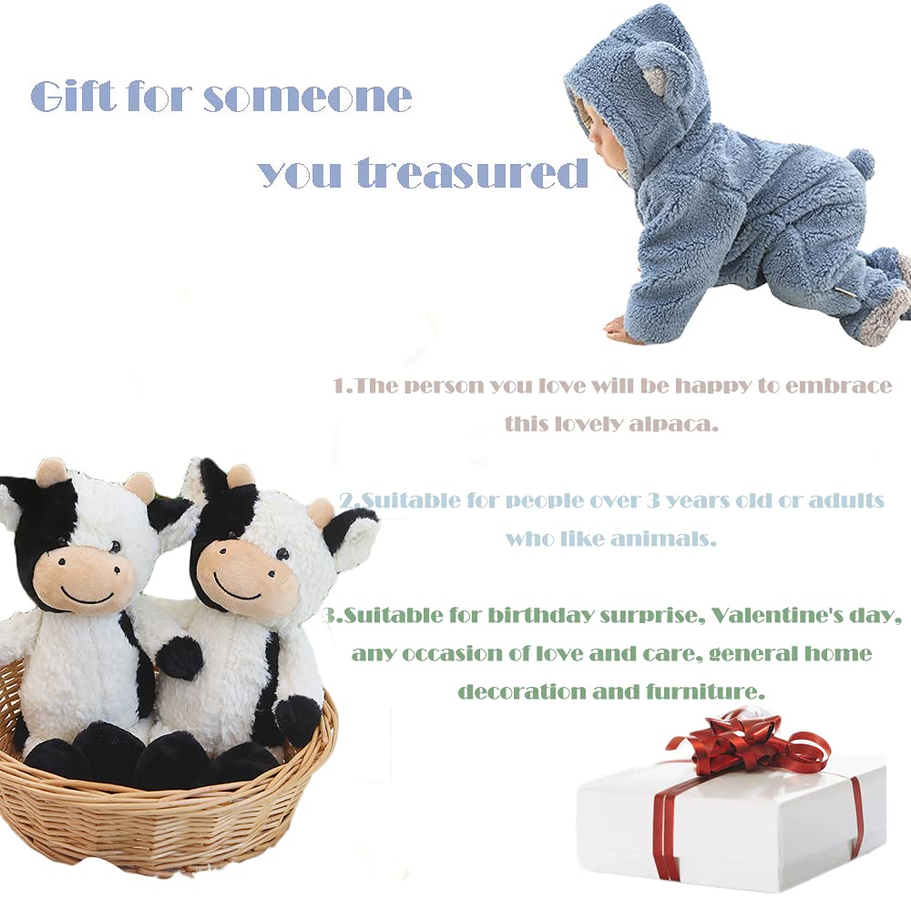 CHELEI2019 cow plush in kid-friendly scene encouraging imaginative play
