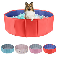 ChengFu dog ball pit foldable 59-inch diameter for indoor and outdoor play and bonding