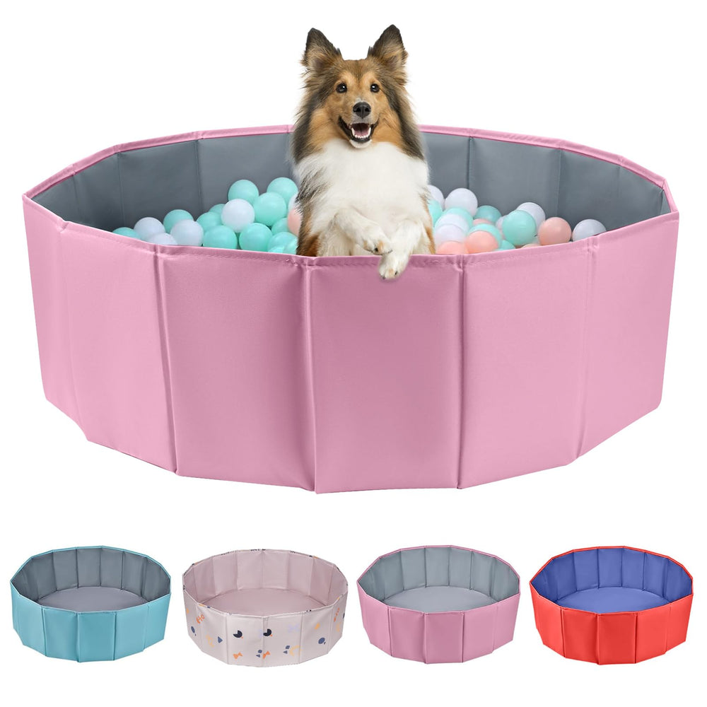 ChengFu pink dog ball pit with large diameter for indoor and outdoor play and bonding