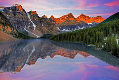 CHengQiSM 1000-piece Moraine Lake puzzle box aids solving and group play