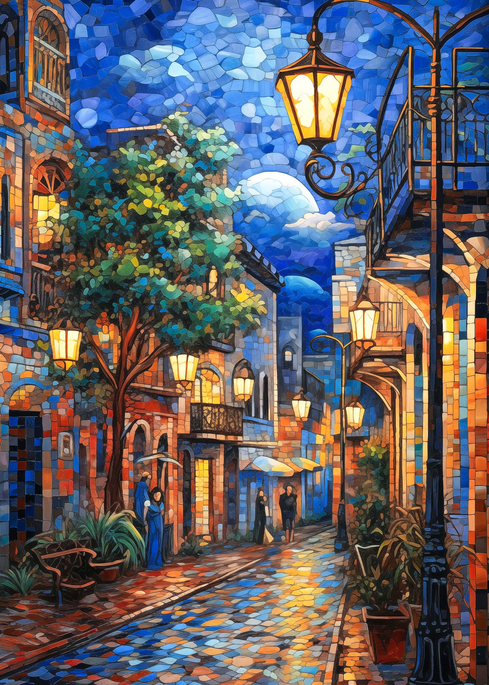 CHengQiSM 1000-piece night-scene puzzle helps relaxing after a long day