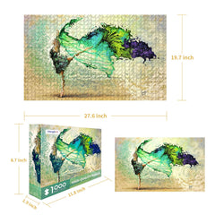 CHengQiSM Ballet Dancer puzzle assembly progress for focused relaxation