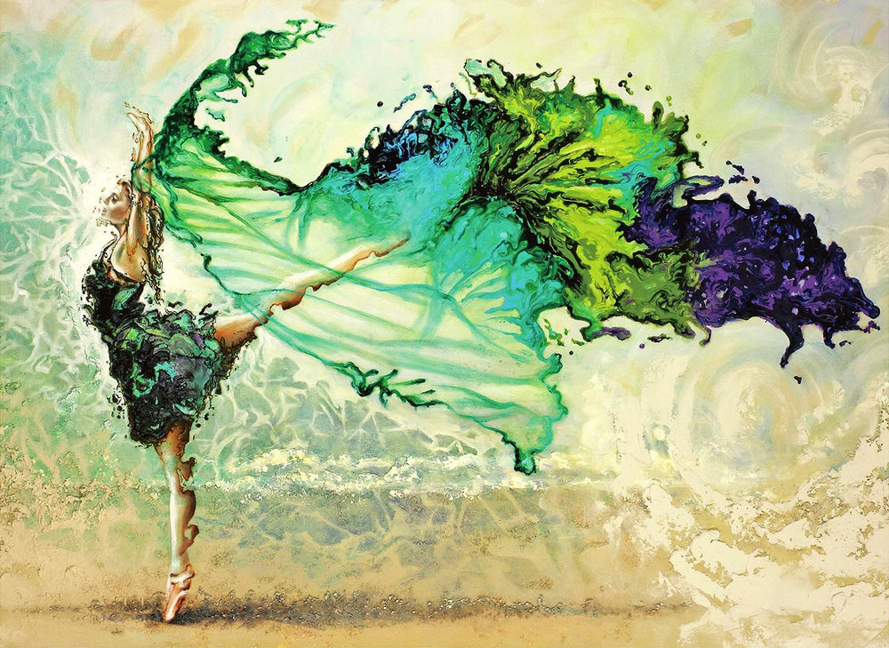 CHengQiSM Ballet Dancer puzzle cover with vivid artwork for engaging sessions