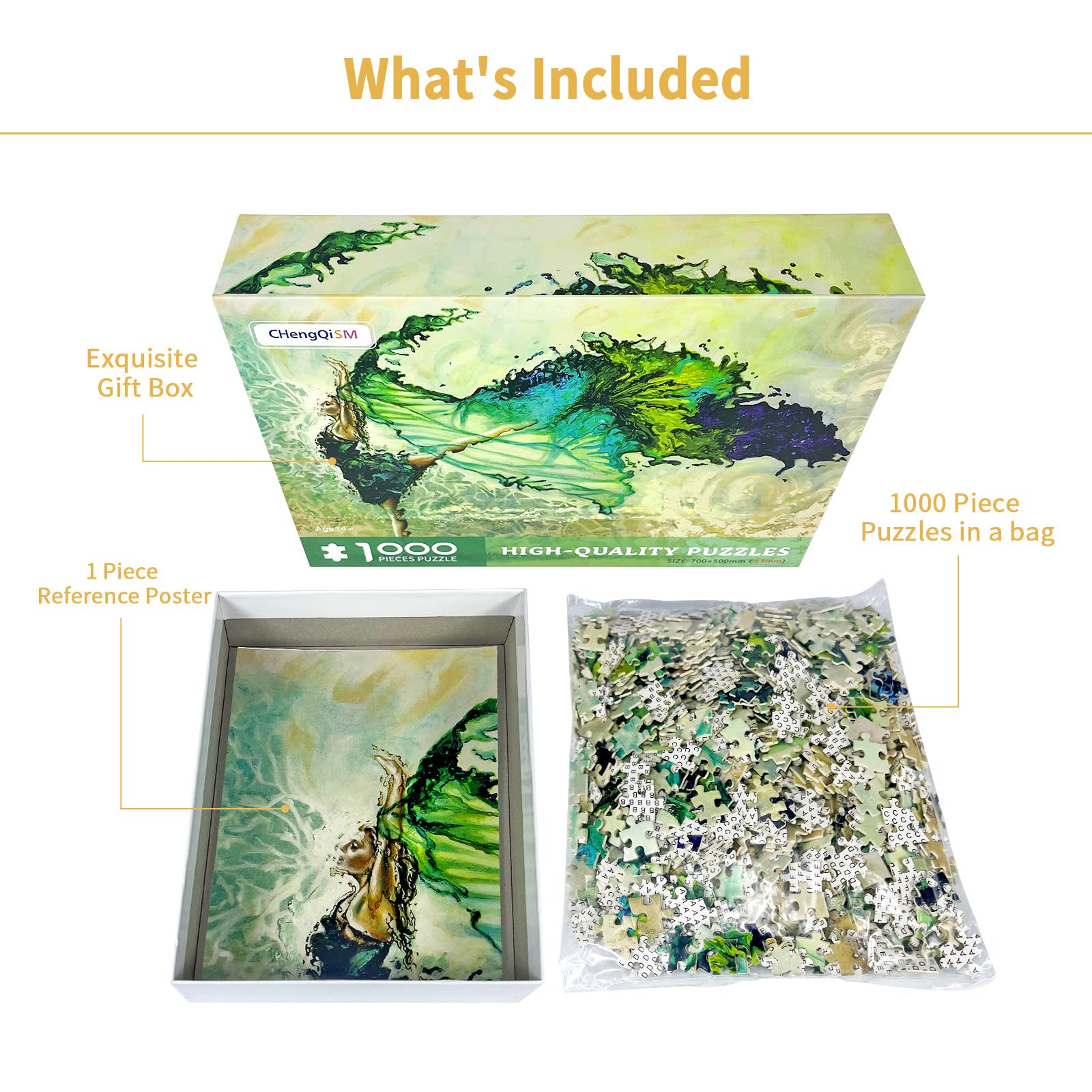 CHengQiSM puzzle packaging box highlights premium, eco-friendly cardboard