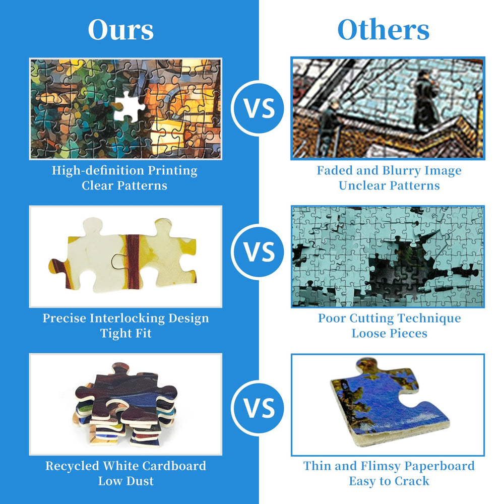 CHengQiSM night-city oil painting puzzle invites mindful focus and a bright urban vibe