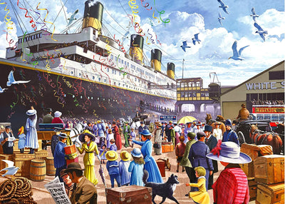 CHengQiSM Titanic puzzle image highlights a classic ocean liner for focused leisure.