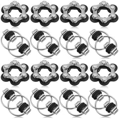 CHENGU 16-piece fidget toy set in black for on-the-go stress relief