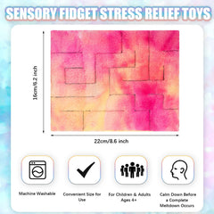 CHENGU marble maze mat green for concentration and calm moments