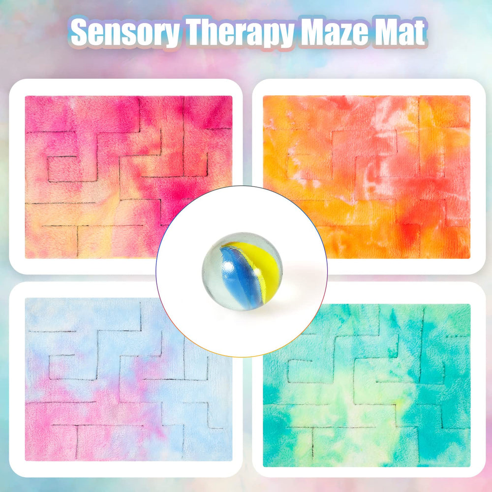 CHENGU marble maze mat pink providing quiet tactile play