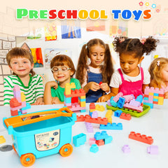 chenxuanbro colorful assembly with blocks encourages creativity and problem solving in kids.