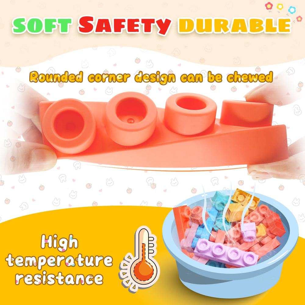 chenxuanbro handcart storage box with blocks demonstrates portable play and cleanup.