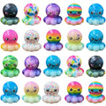 Cherislpy 24-pack octopus squishy toy colorful for party favors and sensory play