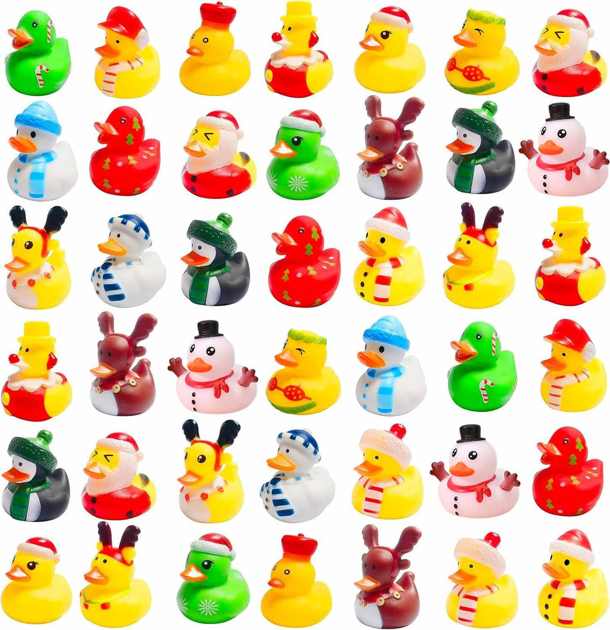Cherislpy Christmas rubber duck elk for bath time fun and stocking stuffer ideas.