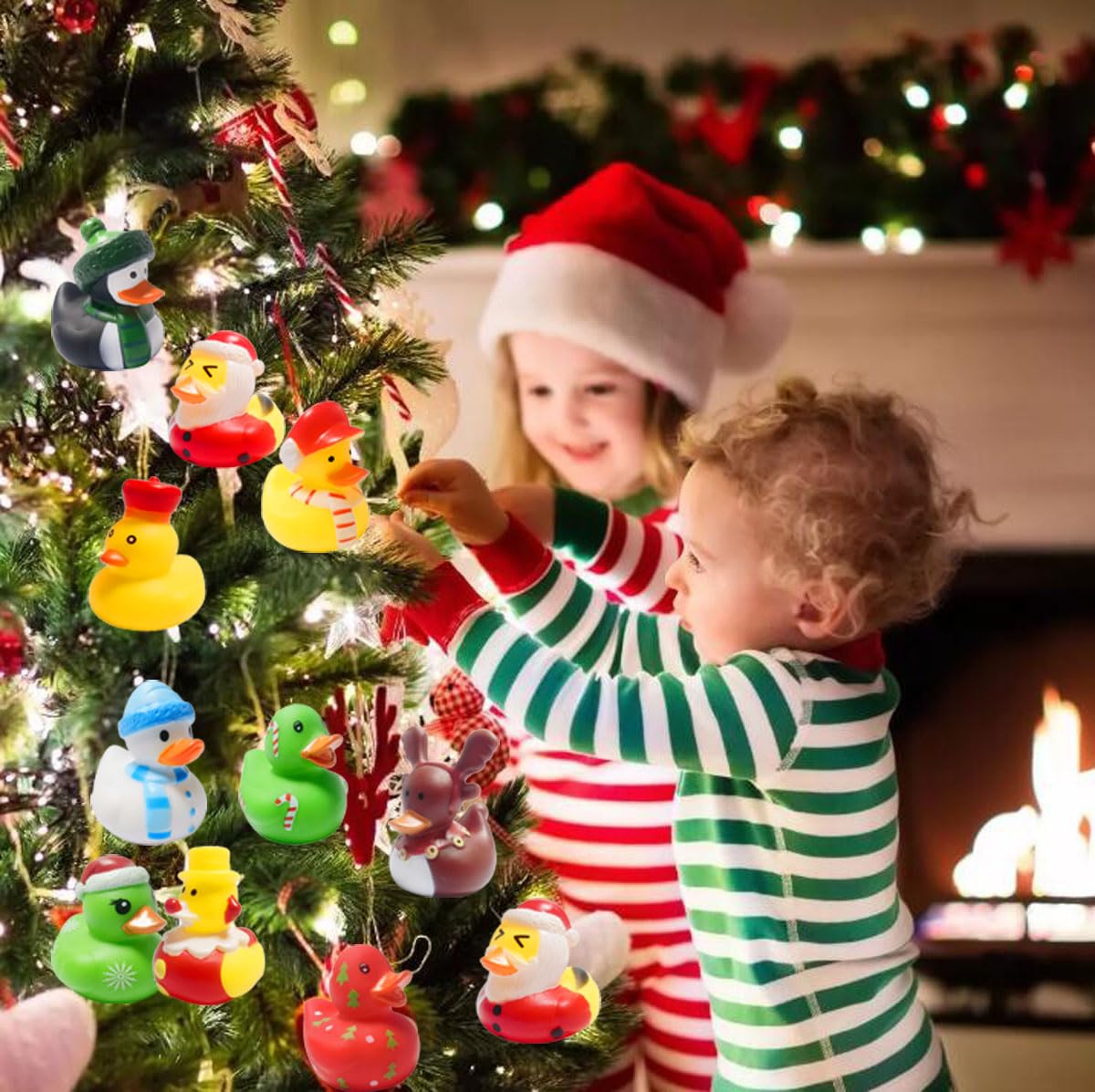 Cherislpy Christmas rubber duck present doubles as a Christmas gift exchange mood setter.
