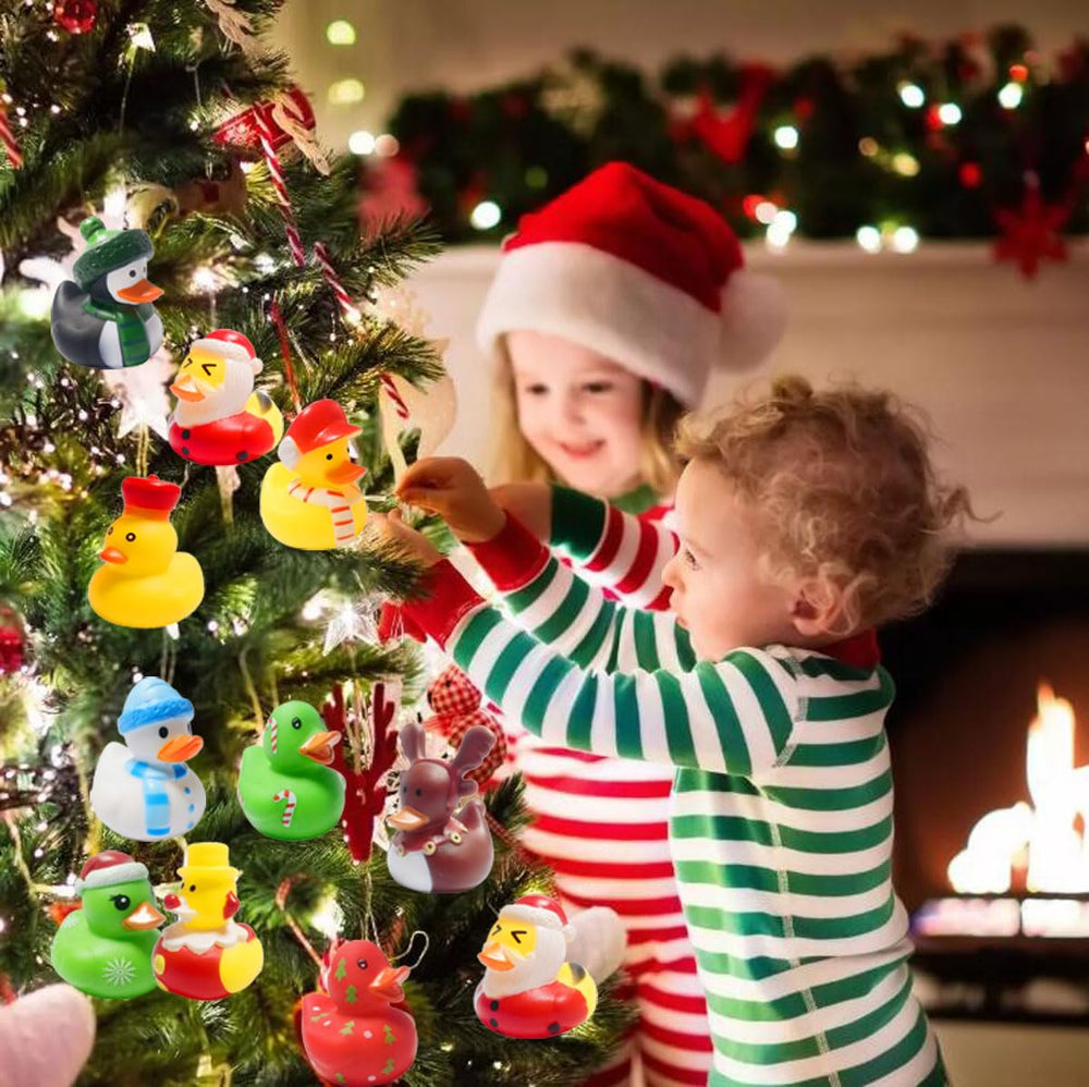 Cherislpy Christmas rubber duck present doubles as a Christmas gift exchange mood setter.
