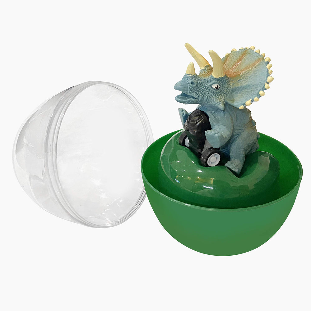 Cherislpy colorful dinosaur eggs showcase diverse dinos for imaginative play.