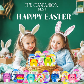 Cherislpy Easter basket stuffer eggs add bright surprises.