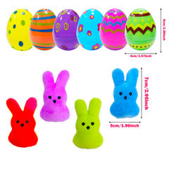 Cherislpy eggs serve as colorful basket fillers and party favors.