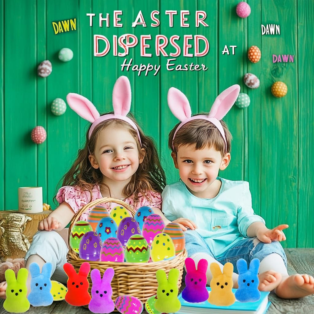 Soft plush bunny inside Cherislpy egg, washable and kid-friendly.