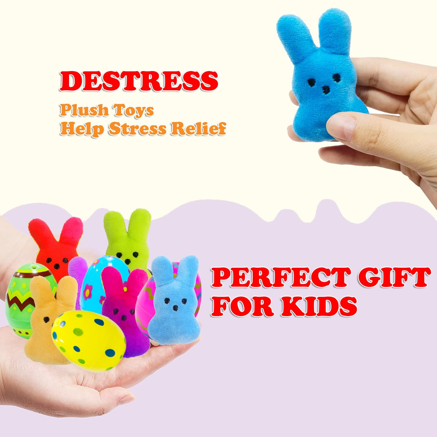 Colorful Cherislpy eggs for festive Easter decoration and display.