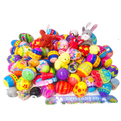 Cherislpy eggs contain squishy toys for squeezable sensory play.