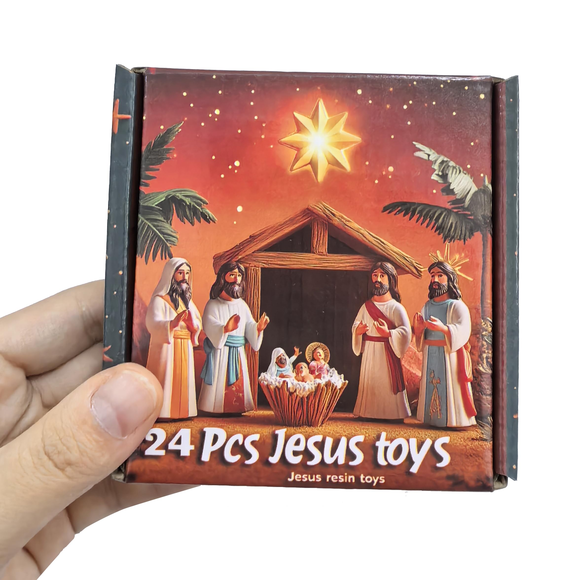 Cherislpy Jesus mini figurine durable rubber for long-lasting play