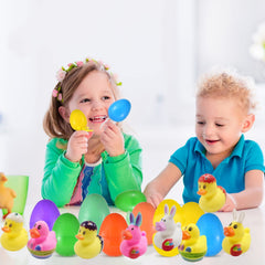 Cherislpy prefilled Easter eggs—24 pieces ready for quick egg hunts.