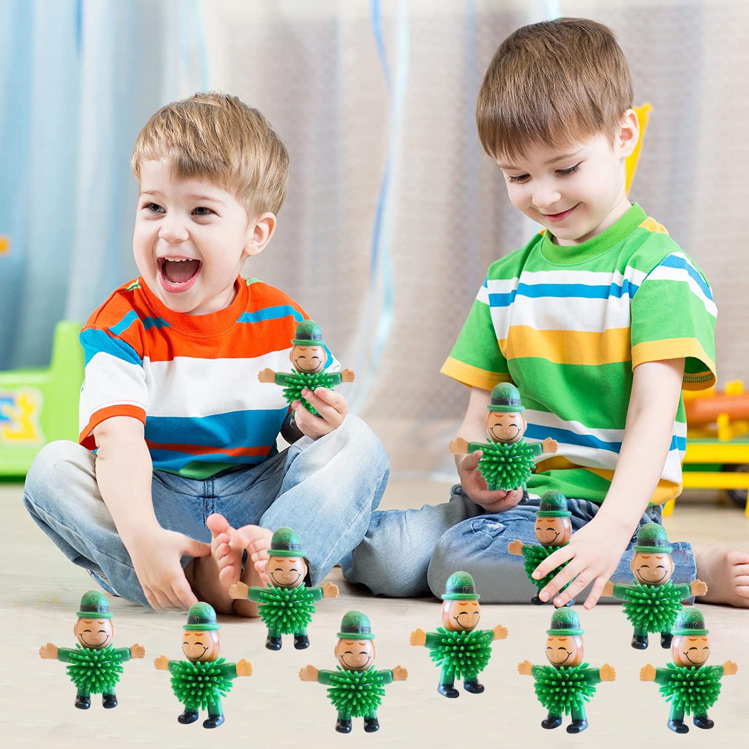 Cherislpy leprechaun squeeze toy face design invites imaginative play and storytelling.
