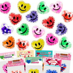 Cherislpy Valentines cards paired with squeeze balls, perfect for gift exchanges.