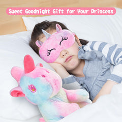 Cherry Tale headband and eye mask set, comfy accessories for sleepovers and pretend play
