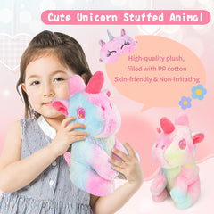 Cherry Tale pom-poms pen with unicorn accents, adds spark to journaling and crafts