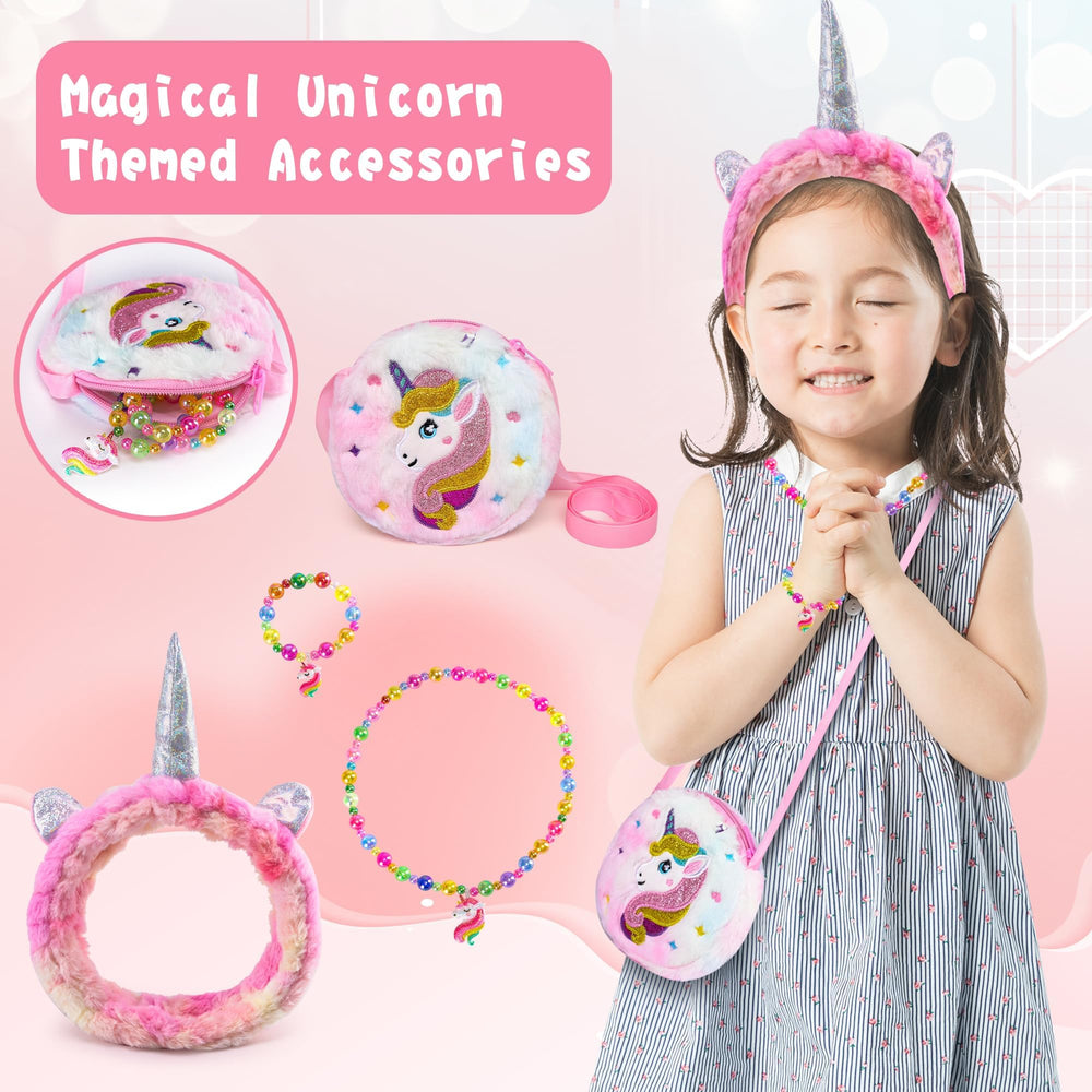 Cherry Tale tie-dye unicorn plush adds magical charm to tea parties and bedtime stories