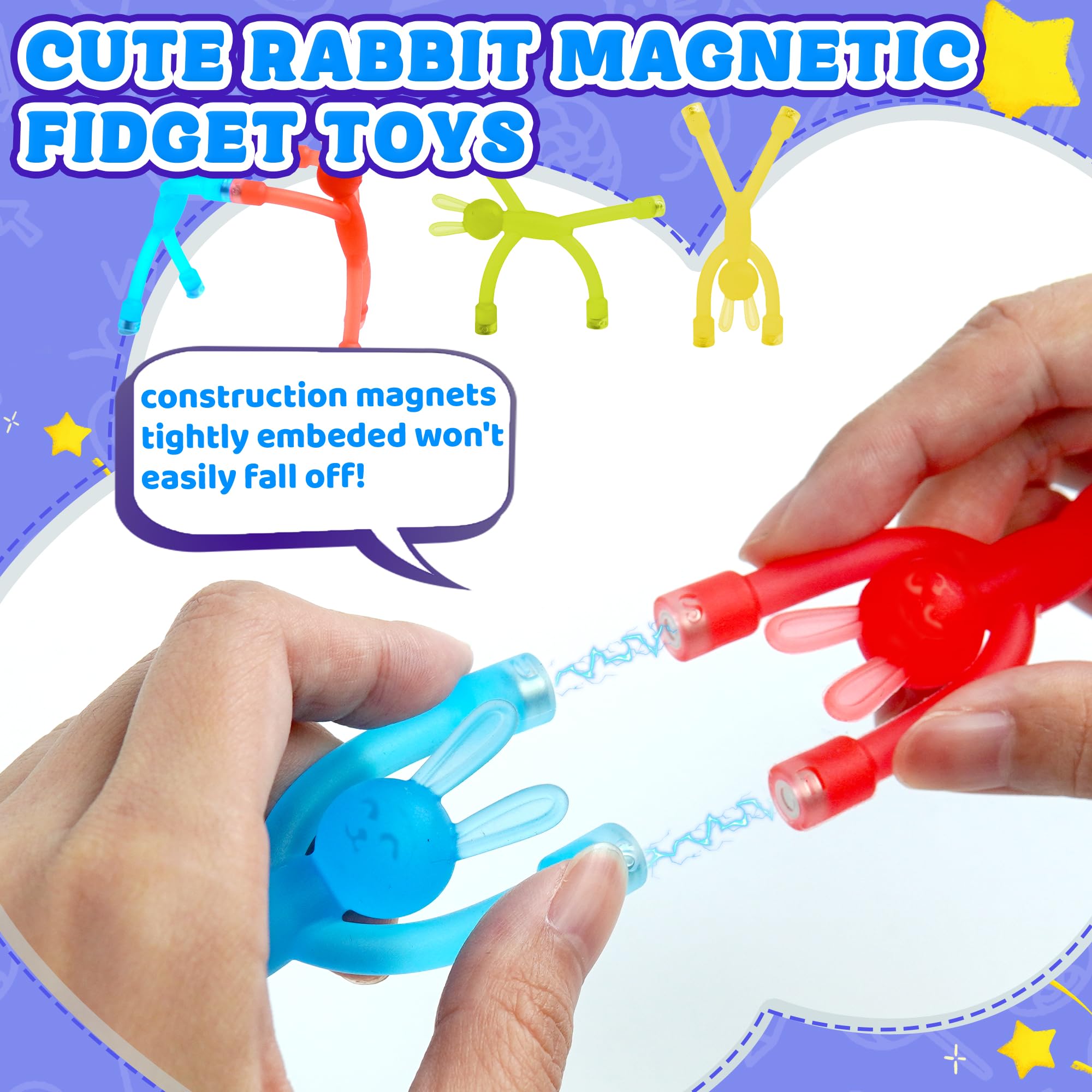 CHESLICR travel bunny toy is lightweight and portable for car or plane entertainment