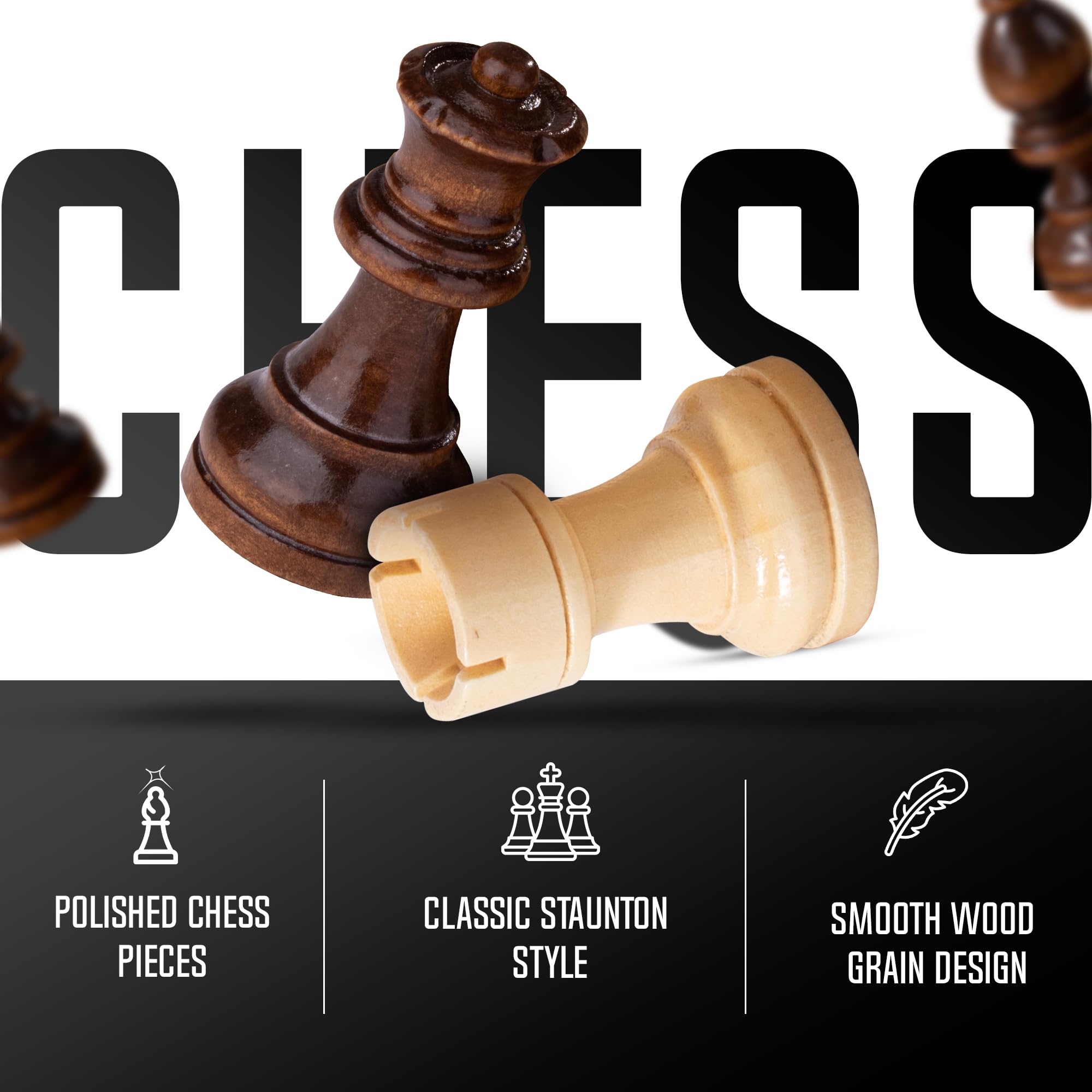 Family-friendly Chess Armory design suitable for kids and adults