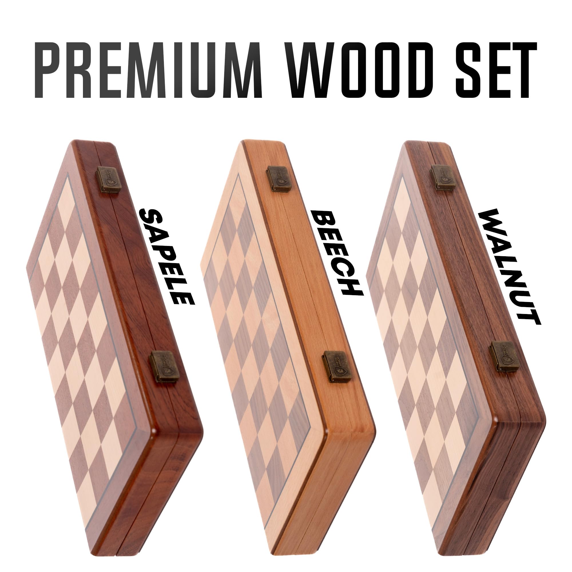 Chess Armory wooden board with hand sanded beveled edges.