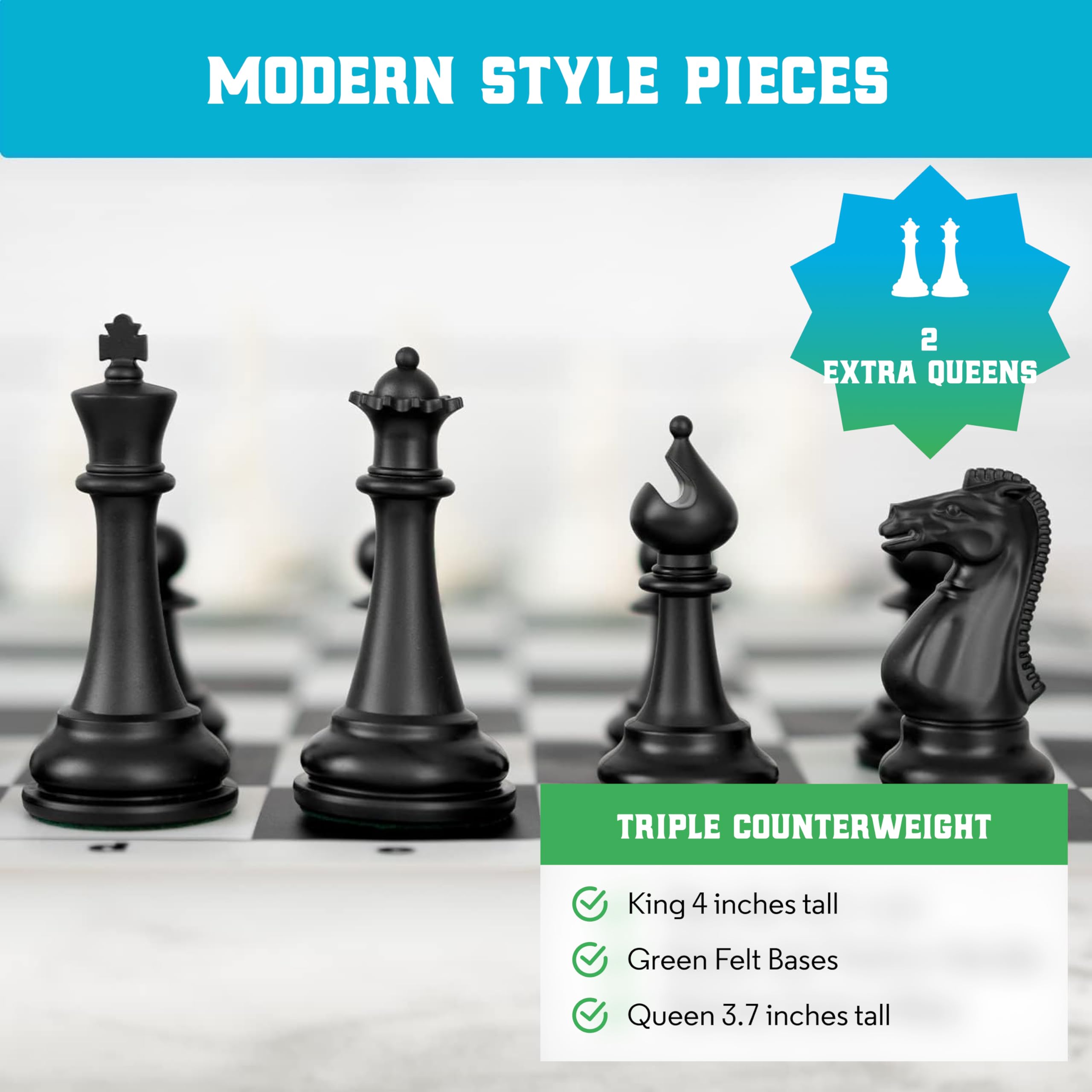 Chess Geeks Best Chess Set Ever 32-page strategy guide enhances learning.