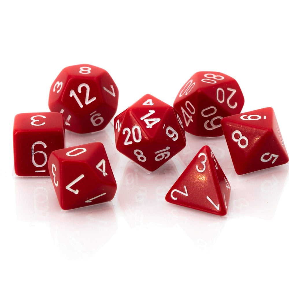 Chessex dice edge close-up highlighting crisp edges for easy recognition