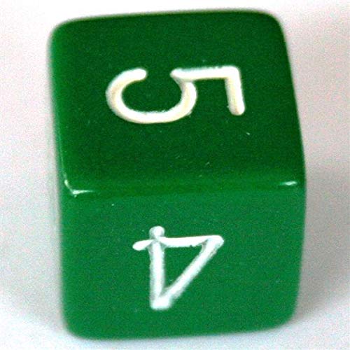 Chessex opaque dice read from the top for fast, confident rolls.