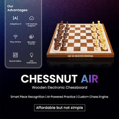 Chessnut Air extra queens for versatile game setups