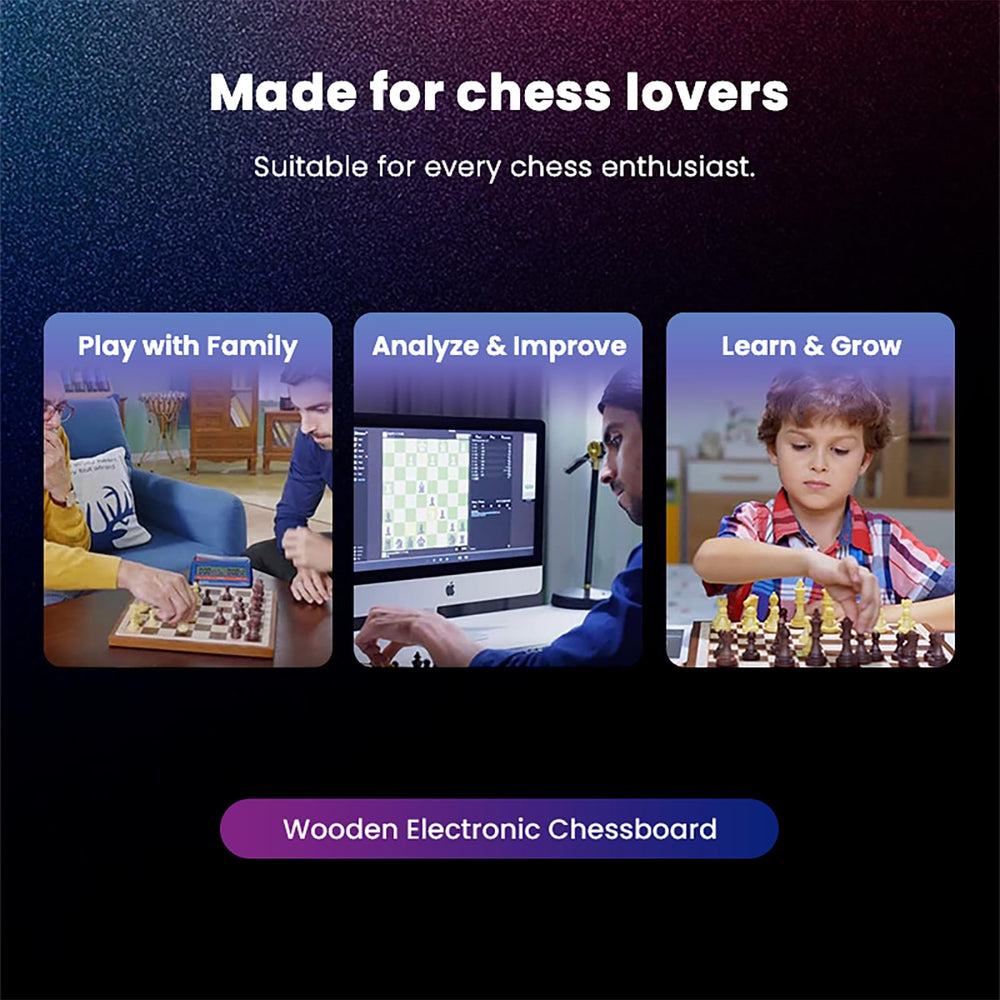Chessnut Air handcrafted wooden board offers premium feel