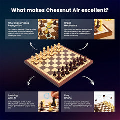Chessnut Air online play connects to Chess.com and Lichess