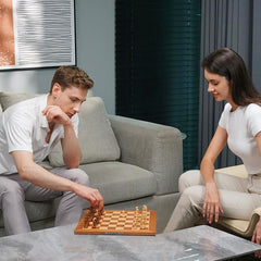 Chessnut Air+ recognizes pieces on the board for seamless moves