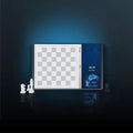 Chessnut Evo board with LED accents for enhanced night play